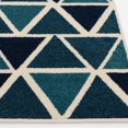 thumbnail image 3 of Tropiana Cream and Turquoise Blue Woven Area Rug, 3 of 7