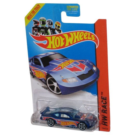 Hot Wheels HW Race (2013) Blue Circle Tracker Toy Car 144/250