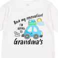 thumbnail image 4 of Inktastic Book my Reservation I'm Going To Grandma's Boys or Girls Long Sleeve Toddler T-Shirt, 4 of 5
