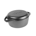 thumbnail image 3 of Lodge Chef Collection 6 Quart Double Dutch Oven, 3 of 5