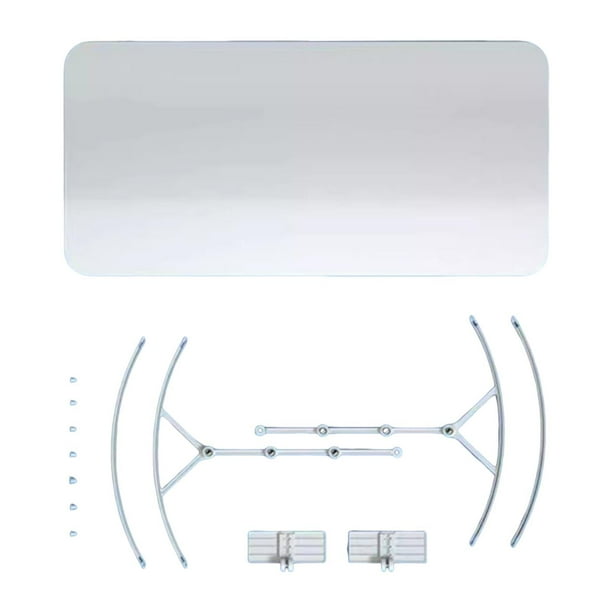 Deflector de ventilación para aire acondicionado, evita el soplado directo, desviador de ventilación, parabrisas para hotel, hogar, , sala.