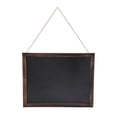 thumbnail image 1 of Pizarra colgante, tablero de exhibición, artesanías, pizarra enmarcada de madera para decoración de pared, decoración para eventos especiales, tienda, 1 of 9