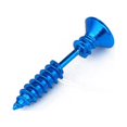 thumbnail image 1 of 1PCS Stylish Unisex Piercing Stainless Steel Whole Screw Shape Earring Punk Allergy Free Ear Stud, 1 of 7