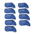 thumbnail image 2 of 9x Fundas para cabezas de hierro de golf Fundas para cabezas de palos de golf Fundas para cuñas de golf Protectores de palos de golf para Azul, 2 of 8
