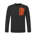 thumbnail image 2 of Yusimy Mens Quick-Dry Long Sleeve Tee，Crew Neck Moisture-Wicking Top，Breathable Athletic Training Shirt，for Running Commuting and Daily Fitness, 2 of 8
