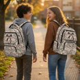 thumbnail image 2 of Bulopur Camo Brown Big Bow Kids Backpack for Girls, Vintage Camouflage Print School Bag Lightweight/Breathable/Durable/Waterproof Multi-Pocket Book Bag for Kids 6-12 Back to School, 2 of 7