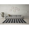 thumbnail image 3 of Ahgly Company Indoor Rectangle Abstract Gray Modern Area Rugs, 2' x 4', 3 of 4