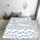 thumbnail image 5 of Fotbe Cute Shark Manta de Franela Acolchonada con Estampado, Súper Suave y Esponjosa, Extra Grande para Sofá, Cama, Uso Todo el Año-80"x60", 5 of 7