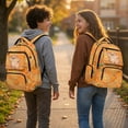 thumbnail image 2 of Bulopur Orange Citrus Capybara Kids Backpack for Girls, Cute Fruit Print School Bag Lightweight/Breathable/Durable/Waterproof Multi-Pocket Book Bag for Kids, 2 of 7
