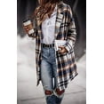 thumbnail image 5 of fashion-plaid-long-jacket-with-pockets-autumn-and-winter-new-style-turndown-collar-woolen-coat-outdoor-women-clothing, 5 of 6