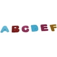 thumbnail image 2 of 150 pcs Assorted Colors Glitter Foam Stickers Letter Sticker Self Adhesive Letters for Kids Nursery Kindergarten - -, 2 of 6