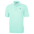 thumbnail image 2 of Men's Cutter & Buck Green Miami Dolphins Virtue Eco Pique Stripe Recycled Polo, 2 of 3