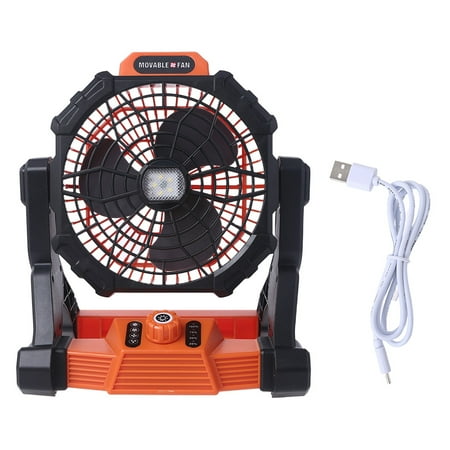 

3in1 7800mAh Rechargeable Tent Fan Personal USB Small Desk Fan Fan for Tent Travel Bedroom Table Home Office