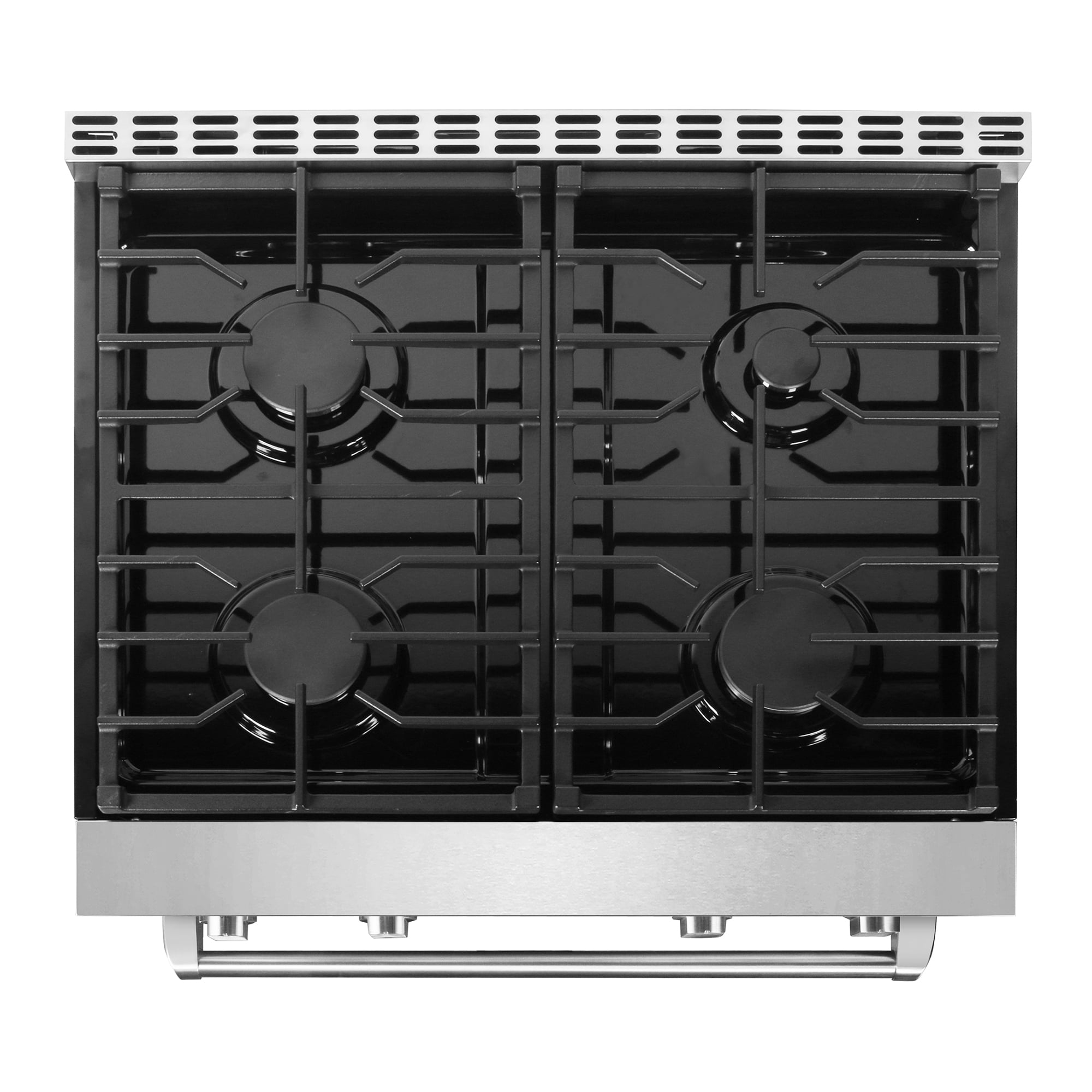 Cosmo 30 in. Lumin Collection 4.8 cu. ft. Gas Range with 4 Sealed Gas Burners and Convection Oven in Stainless Steel