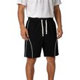 thumbnail image 4 of XAOFW Men's Solid Color Casual Shorts Breathable Everyday Summer Shorts Home Lounging Comfortable Bottom, 4 of 4