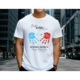 thumbnail image 6 of Best Dad Ever Hands Down T-Shirt – Cute Red and Blue Handprint Father's Day Graphic Tee, Kids to Dad Gift Shirt, Thoughtful Dad Appreciation Top, 6 of 7