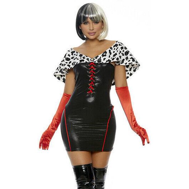 Sexy Forplay It's a Cruella De Vil World Villain Costume 558769 Walmart.com