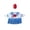 A, variant on Ouuluon 4th of July Porch Goose Outfits Cute Sunflower Style Outfit Set, 23 inch Spring Summer Themed Costume for Independence Day Porch Garden