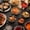 Korean Cuisine, variant on Elephant Stock Indian Cuisine Specialties Wall Art - Horizontal Canvas Wall Art - Dining Room Wall Decor - Food And Drink Canvas - Brown And White Decor - 12" x 8"
