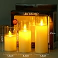 thumbnail image 6 of Simulation Candle Light Glow Imitation Swing Wick Built-in Batteries Eye-catching Decorate Acrylic Glass Cup LED Glowing Candle Light for Valentine's Day, 6 of 8