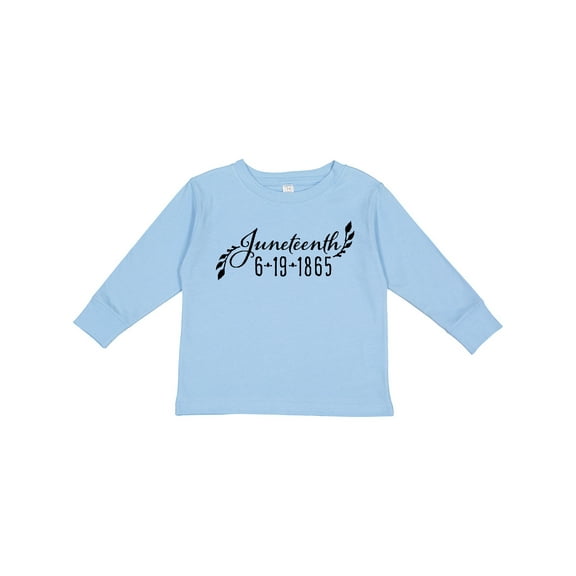 Inktastic Juneteenth 6-19-1865 Boys or Girls Long Sleeve Toddler T-Shirt