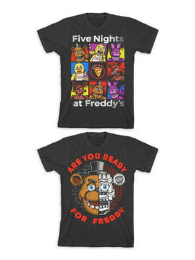 Five Nights At Freddy S Boys Shirts Tops Walmart Com - roblox neon district clothing