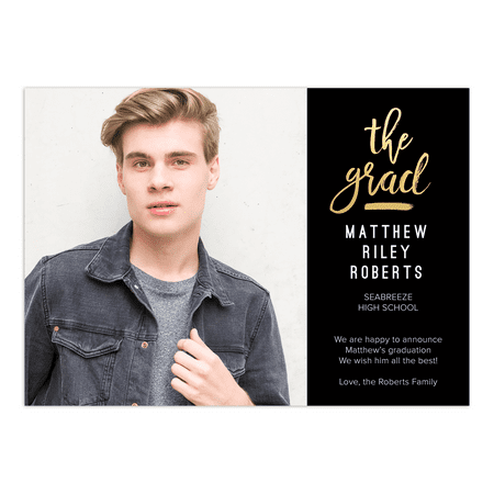 All That Glam Graduation Announcement