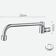 thumbnail image 2 of Rotatable Semi-automatic Faucet Control System Sink Mixer Special Faucet For Kitchen Stove In Hotel Single Cold Water Taps, 2 of 5