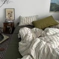thumbnail image 3 of INS Blue Checkerboard Girls Boys Single Double Size Solid Colors Flat Sheet Duvet Cover Pillowcase Bed Linens Home Textile, 3 of 7