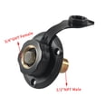 thumbnail image 3 of Shengyu RV City Water Inlet Connection Built In Brass Check Valves Rv Rv Accessories Convenient Hose Elbow White, 3 of 5