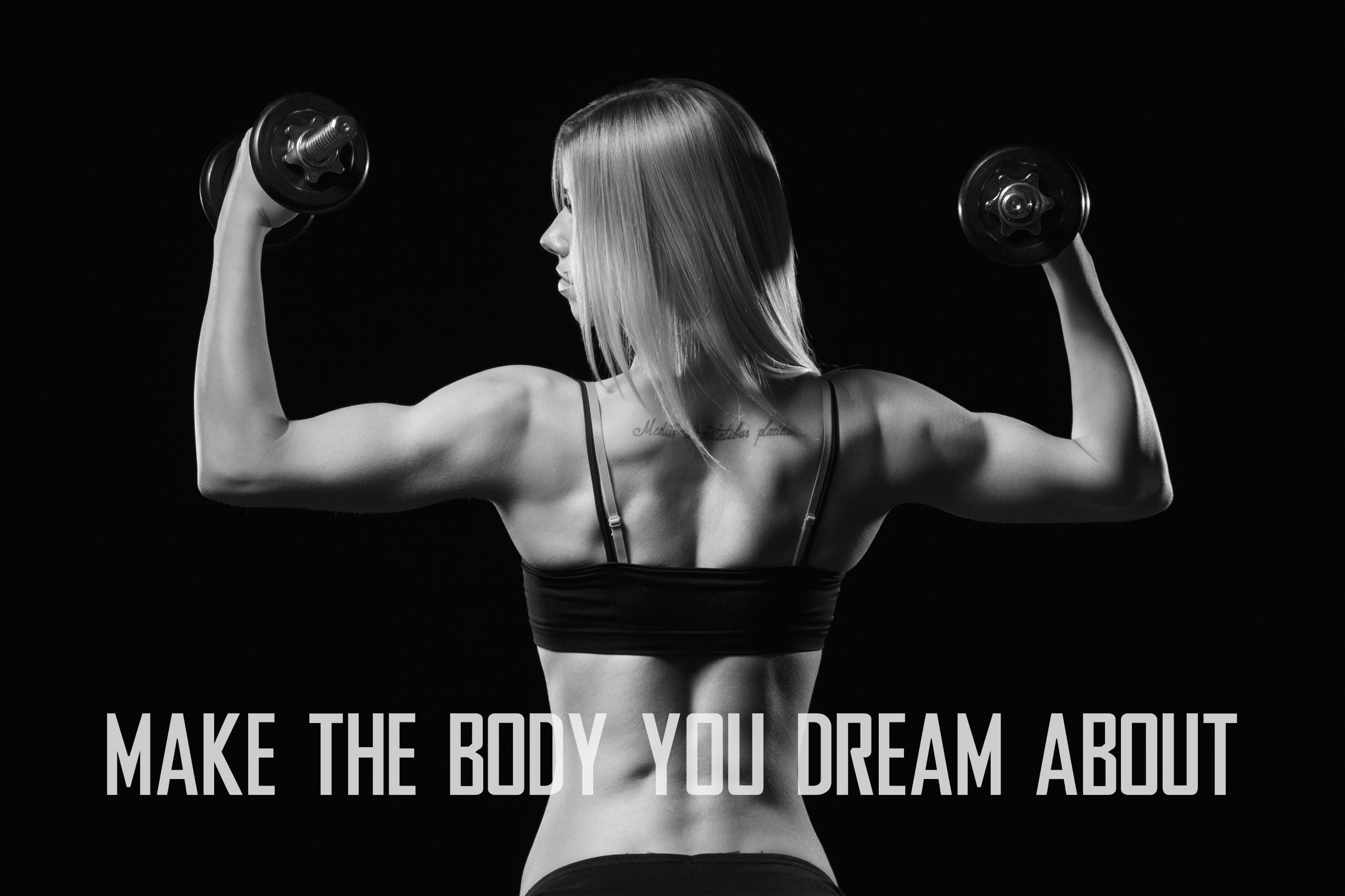 EzPosterPrints - Bodybuilding Men Girl Fitness Workout Quotes