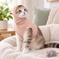 Pet Neck Protection Collar, Pet Clothes for Stress Relief Calming Cat ...