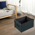 thumbnail image 4 of Cesta de almacenamiento Plegable Rectangular Creativa Gloria verde, 4 of 9