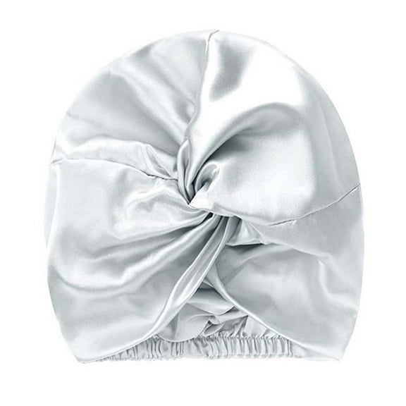 Adjustable Silk Satin Hair Bonnet for Sleeping Double Layer Hair Wrap Sleep Cap Turban for Women Men Curly Straight Hair Long Large Braid Unisex