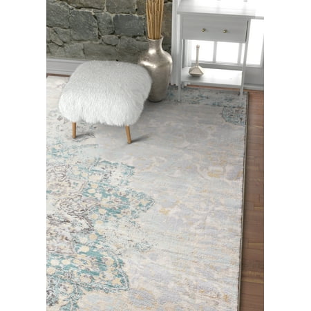 - Well Woven Kensington Ciato Vintage Distressed Modern Blue 3'11