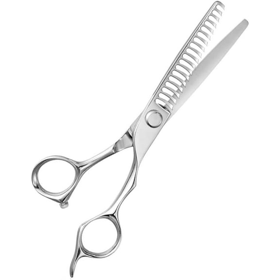 Professional Hair Thinning Scissors Hair Cutting Teeth Shears Barber Hairdressing Texturizing Scissors Extremely Very Sharp 6.3 Inch 440C Stainless Steel For Men Women Salon