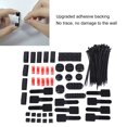thumbnail image 4 of Cord Management Organizer Kits, Effective Self Adhesive Cable Clips Holder Easy To Install Multifunctional  For Home Electronics, 4 of 8