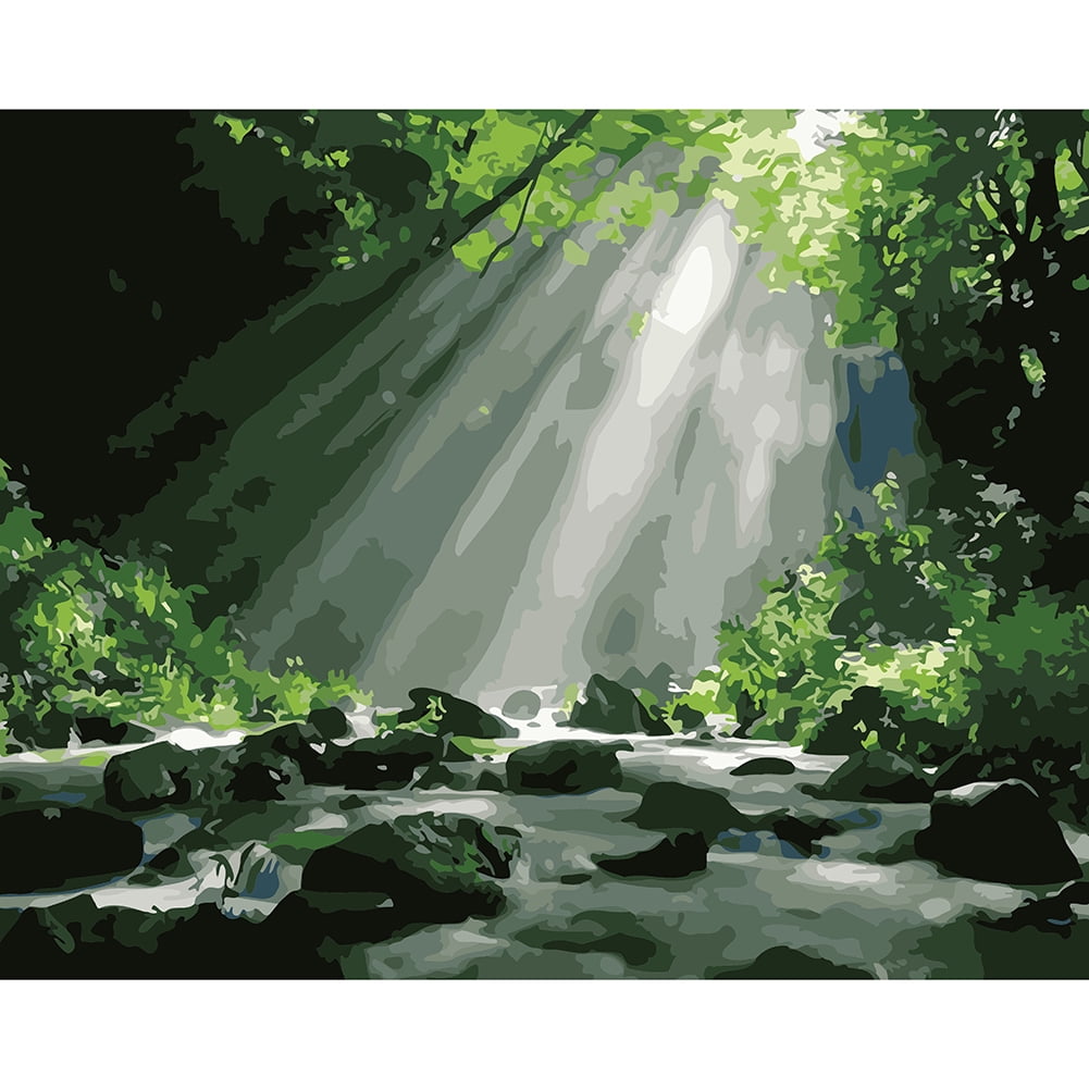 DIY Paint By Numbers Kit Digital Oil Painting Scenery Modern Art Home Wall Decor DIY Paint By Numbers Kit Digital Oil Painting Scenery Modern Art Home Wall Decor