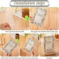 thumbnail image 7 of 4x6 Inch 3 Pack Acrylic Sign Holder with Wooden Base, Desktop Display Stand (4x6 3Pack), 7 of 7