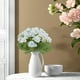 thumbnail image 4 of pstuiky Ramo de hortensias y crisantemos artificiales, decoración para el hogar, bodas, recepciones, mesas de hotel, salas de estar, 4 of 6