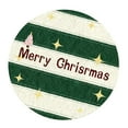 thumbnail image 2 of Christmas Tree Round Rug - 32" Non-Slip Holiday Doormat with Pink/Green Design, Machine Washable for Kitchen/Bathroom (Polyester Microfiber)‌, 2 of 6