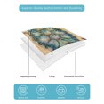 thumbnail image 4 of Quilts Queen Size Bedding Set, Turtle Seaside Reversible Summer Quilt 3 Pieces, Coastal Waves Starfish Summer Beach Nautical Lightweight Bedspreads Coverlets with 2 Pillow Shams for All Seasons, 4 of 5