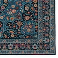 thumbnail image 3 of Linon Emerald Grenier Woven Microfiber Polyester 5'x7' Rug in Navy, 3 of 7