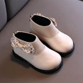 thumbnail image 2 of KPOPLK Toddler Girls Ankle Boots with Zipper Toddler Ankel Booties Fashion Rainbow Boots for Toddler/Little Kids(8.5,White), 2 of 2
