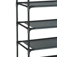 thumbnail image 6 of Simplify 50 Pair Shoe Rack 10 Tiers in Black Nonwoven, 6 of 8
