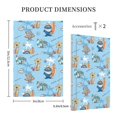 thumbnail image 5 of Zufioo Cute Animals Surfers Print Switch Wall Plate, Dustproof and Heat-resistant Decorative Wall Switch Cover, Suitable for Residential and Commercial Areas-Mid-size, 5 of 8