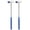 Craft Hammer Blue 2 Pcs, variant on Small Hammer for Small Projects, Lightweight Mallet with Plastic Head and Metal Head, Compact Craft Hammer for Jewelry Making, Watch, Tuning, Woodworking, DIY, Leather
