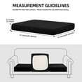 thumbnail image 6 of SUKAIKEQA Outdoor Cushion Covers Set,8PCS Patio Furniture Couch Seat Slipcovers, Replacement for Sofa Sectional Chair(Cover，Only), 6 of 6