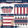 thumbnail image 2 of NIETEIN 4th of July Patriotic Tablecloth Rectangular 54x108 Inch Party Supplies 3 Pcs, 2 of 6