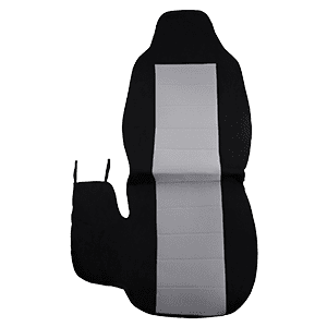 Driver & Passenger Black & Gray Seat Cover Replacement for 2004-2012 Ford Ranger 60/40 High Back Bench